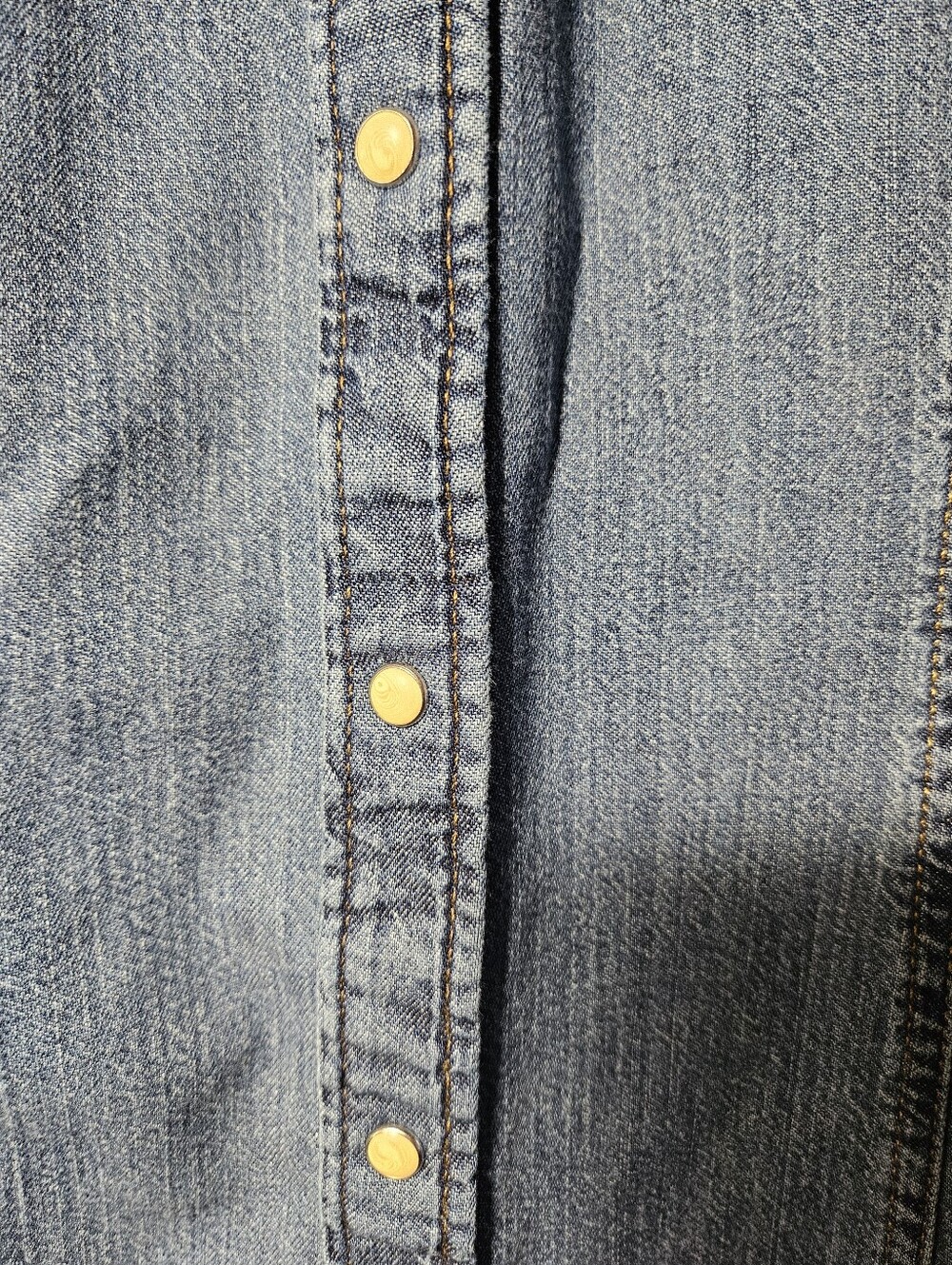 Lee Heritage Western Denim Shirt Dress XL - Picture 2 of 6